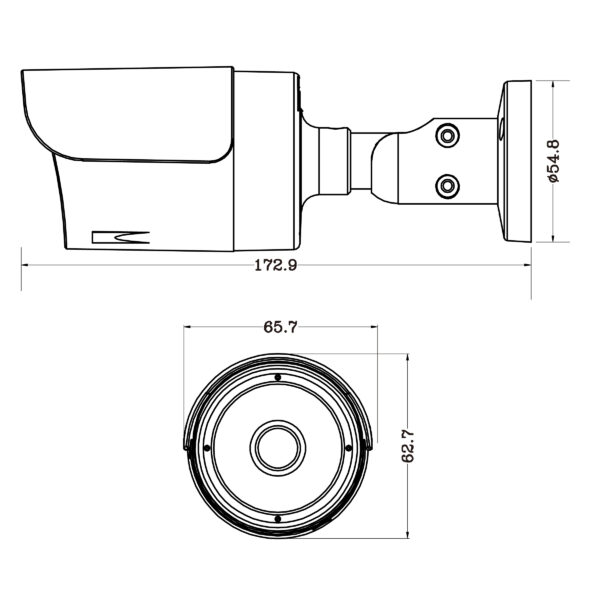 Telecamera CCTV Bullet IR 5MP 4 in 1 IP67, DGC5104AF - immagine 2