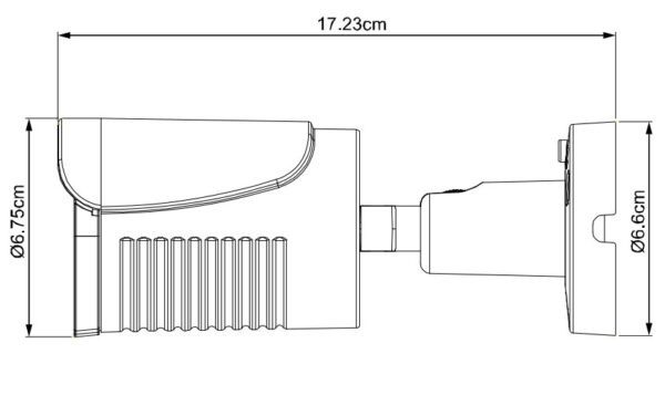 Telecamera IP POE IR 2MP da Soffitto Parete IP66 H.265, DGM2103SVP/F36 - immagine 2