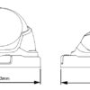 Telecamera Dome IP POE IR Full HD 2MP da Soffitto Starlight IP66, DGM2203SVP/F36 - immagine 2
