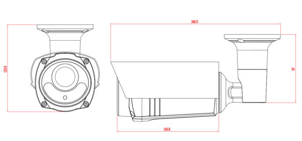 Telecamera IP 2Mp Full HD IR Starlight IP66 Lenti Motorizzate, DGM2643SVP - immagine 2