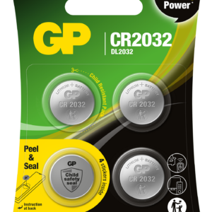 Blister 4 Batterie al Litio a Bottone 3V Lunga Durata CR2032