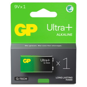Batteria GP Ultra Plus Alcalina 9V 1604AUP/6LF22