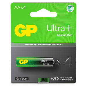 Confezione 4 Batterie GP Ultra Plus Alcaline Stilo AA 15AUP/LR6