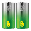 Confezione 2 Batterie GP Super Alcalina Mezza Torcia C 14A/LR14 - immagine 2