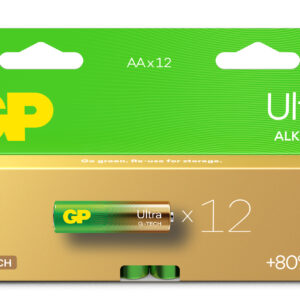 Confezione 12 Batterie GP Ultra Alcaline Stilo AA 15AU/LR6