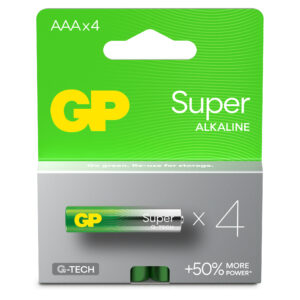 Confezione 4 Batterie Super Alcaline Ministilo AAA 24A/LR03