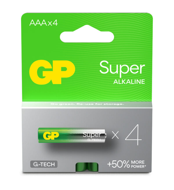 Confezione 4 Batterie Super Alcaline Ministilo AAA 24A/LR03