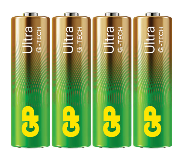 Confezione 4 Batterie GP Ultra Alcaline Stilo AA 15AU/LR6 - immagine 2