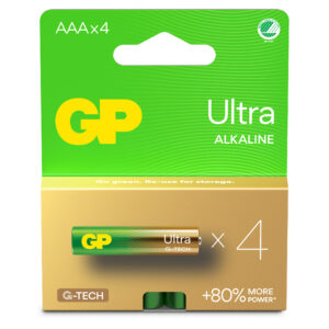 Confezione 4 Batterie GP Ultra Alcaline Ministilo AAA 24AU/LR03