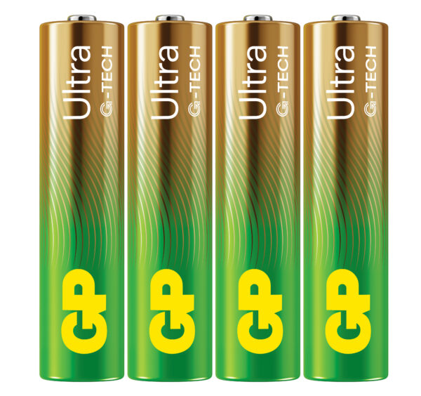 Confezione 4 Batterie GP Ultra Alcaline Ministilo AAA 24AU/LR03 - immagine 2