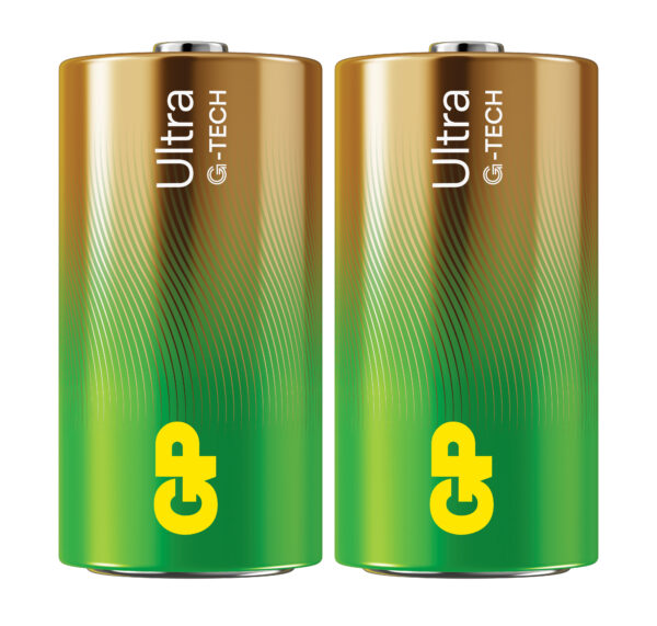 Confezione 2 Batterie GP Ultra Alcalina Mezza Torcia C 14AU/LR14 - immagine 2