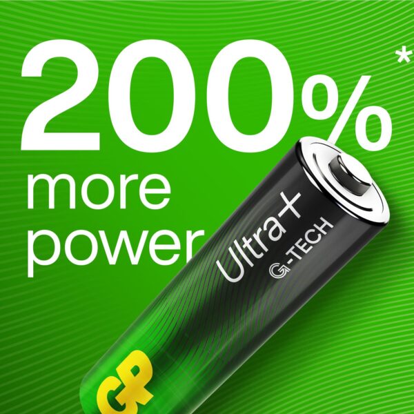 Confezione 10 Batterie GP Ultra Plus Alcaline Stilo AA 15AUP/LR6 - immagine 4