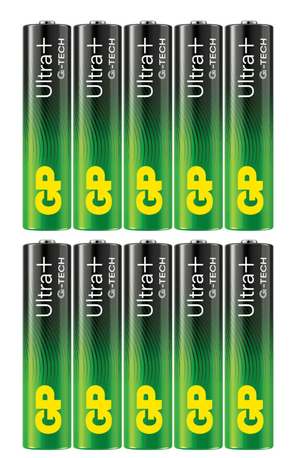 Confezione 10 Batterie GP Ultra Plus Alcaline Ministilo AAA 24AUP/LR03 - immagine 2