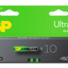 Confezione 10 Batterie GP Ultra Plus Alcaline Ministilo AAA 24AUP/LR03
