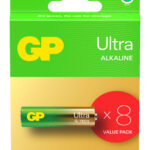 Confezione 8 Batterie GP Ultra Alcaline Stilo AA 15AU/LR6