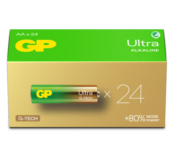 Confezione 24 Batterie GP Ultra Alcalina Stilo AA 15AU/LR6