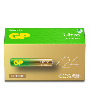 Confezione 24 Batterie GP Ultra Alcaline Ministilo AAA 24AU/LR03