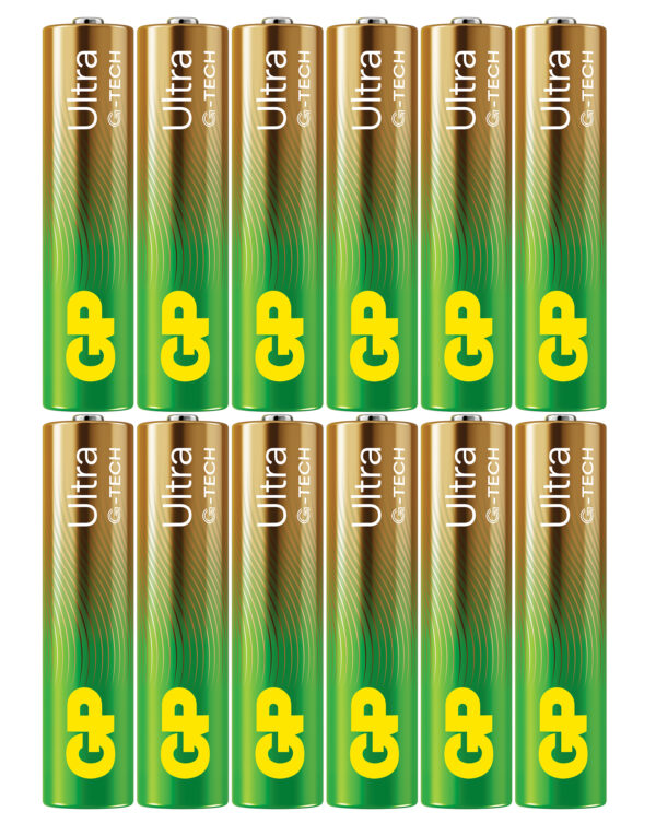 Confezione 12 Batterie GP Ultra Alcalina MiniStilo AAA 124U/LR03 - immagine 2