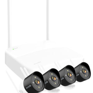 Kit di Sicurezza Video HD Wireless a 4 Canali Videocamere, K4W-3TC
