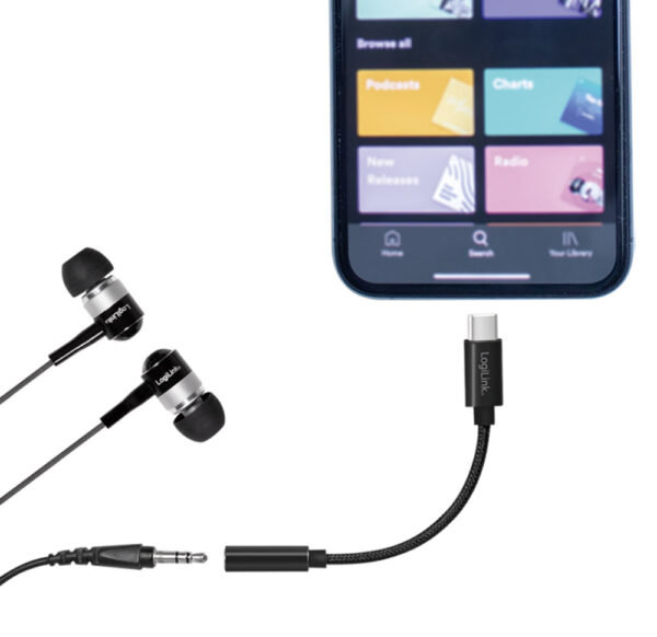 Cavo Adattatore Convertitore Audio da USB-C™ Maschio a 3,5 mm Femmina 13 cm - immagine 4