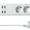 Multipresa Intelligente 3 Prese Schuko 4 USB Controllo Vocale, R4028 - immagine 3