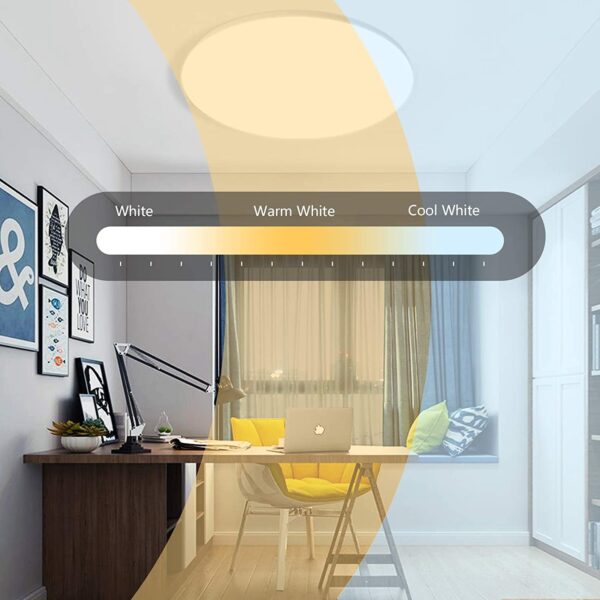 Plafoniera LED Intelligente WiFi Dimmerabile Soffitto Alexa, R5111 - immagine 3