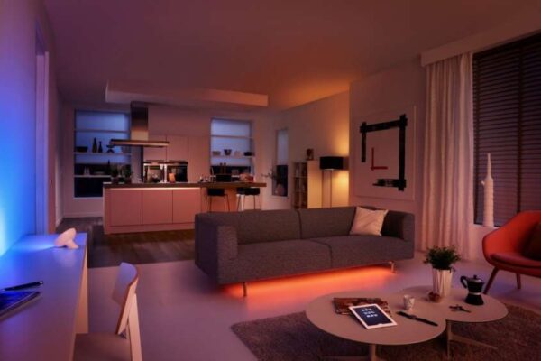 Kit Striscia LED Intelligente 5m con Funzione Musicale e Controllo Vocale Alexa, R5149 - immagine 9