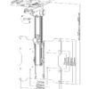 Staffa TV da Soffitto Dritto e Inclinato per TV LED/LCD 17''-37'' Nero - immagine 3