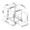 Supporto Universale per PC Case Tower con ruote - immagine 4