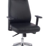 Poltrona Direzionale con Braccioli Nera