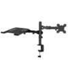 Supporto da Scrivania Braccio per Monitor 13-32'' e Mensola per Laptop - immagine 6