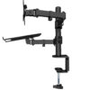 Supporto da Scrivania Braccio per Monitor 13-32'' e Mensola per Laptop - immagine 7