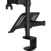 Supporto da Scrivania Braccio per Monitor 13-32'' e Mensola per Laptop - immagine 9