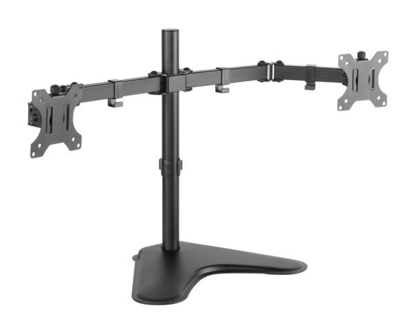 Supporto da scrivania per 2 Monitor 13-32'' con base - immagine 8
