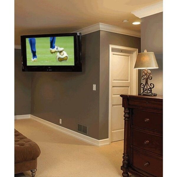 Supporto a muro per TV LED LCD 23 - 42'' inclinabile 2 snodi nero - immagine 4