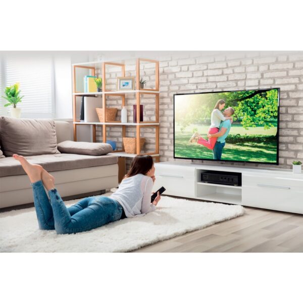 Supporto a Muro per TV LED LCD 19-37'' Inclinabile 3 Snodi Bicolor Bianco Nero - immagine 5