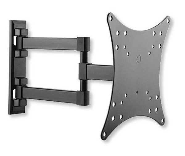 Supporto a Muro per TV LED LCD 23-42'' Inclinabile 3 Snodi Nero