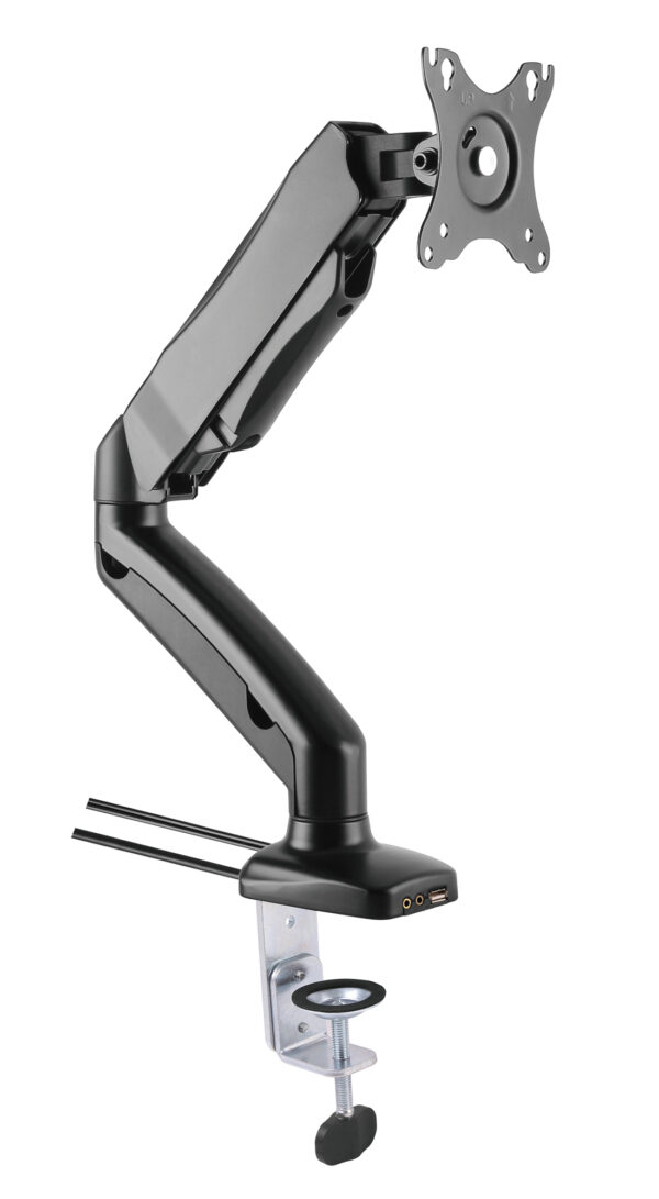 Supporto da Scrivania per Monitor 13-27'' con USB e audio