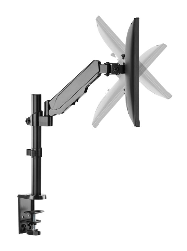 Supporto da Scrivania per Monitor 17-32'' con Molla a Gas Estensione 306 mm - immagine 6