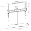 Supporto Slim Universale da Tavolo per TV LED LCD 32-55'' - immagine 2
