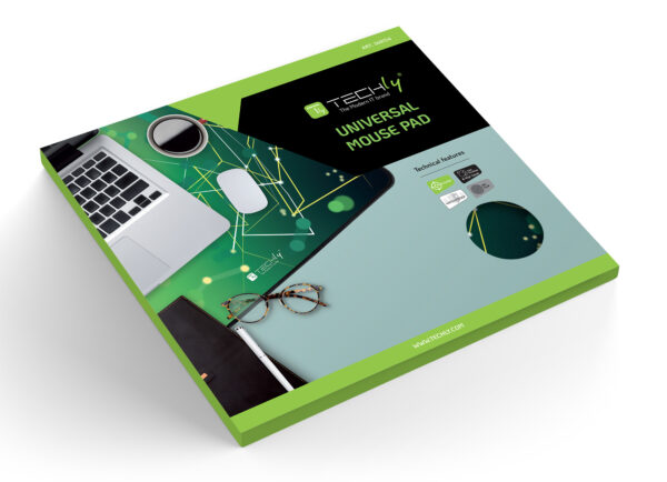 Tappetino Gaming Antiscivolo XL 450 x 400 mm Verde - immagine 2