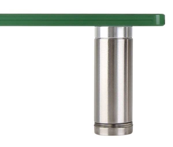 Stand Supporto da Scrivania in Vetro Trasparente per Monitor e Laptop - immagine 6
