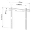 Staffa a Muro Ultra Slim TV LED LCD 23-55'' - immagine 5