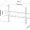 Supporto a Muro per TV LED LCD Ultra Slim 40-65'' Fisso - immagine 5
