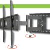 Supporto a Muro per TV LED LCD 32-65'' Estensibile Slim Full-Motion - immagine 3