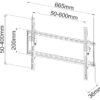 Staffa a Muro Inclinabile TV LED LCD 40-65'' - immagine 4