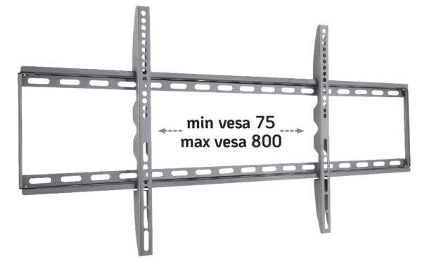 Staffa a Muro Fissa Slim TV LED LCD 42-80'' - immagine 3
