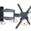 Supporto a Muro Ultra Slim per TV LED LCD 23-55'' Full Motion Nero - immagine 4