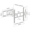 Supporto da parete per TV LED/LCD da 32'' a 55'' - immagine 3
