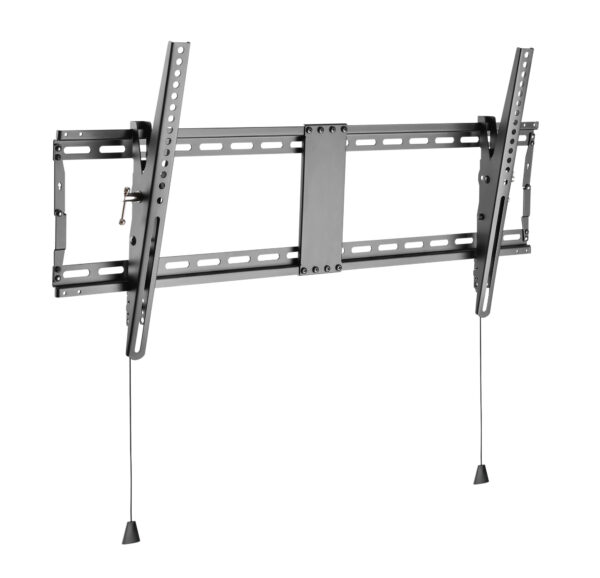Staffa a muro inclinabile TV LED LCD 43-90'' robusta e pieghevole